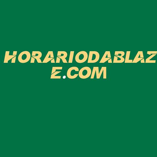 Logo da HORARIODABLAZE